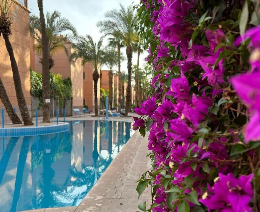 Joli Appartement T2 Residence Avec Piscines Marraquexe Exterior foto